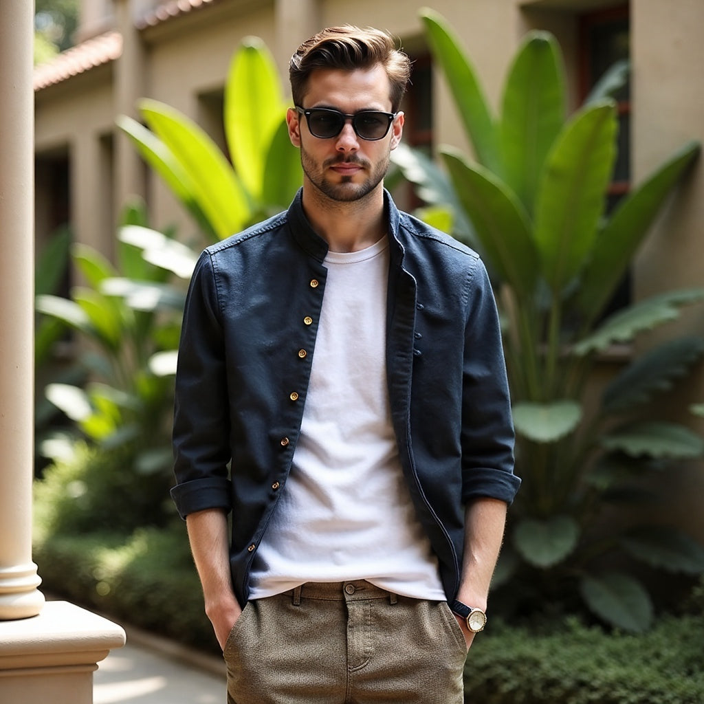 Katana Japanese Shirt for Men – Modern Fit with Traditional Edge