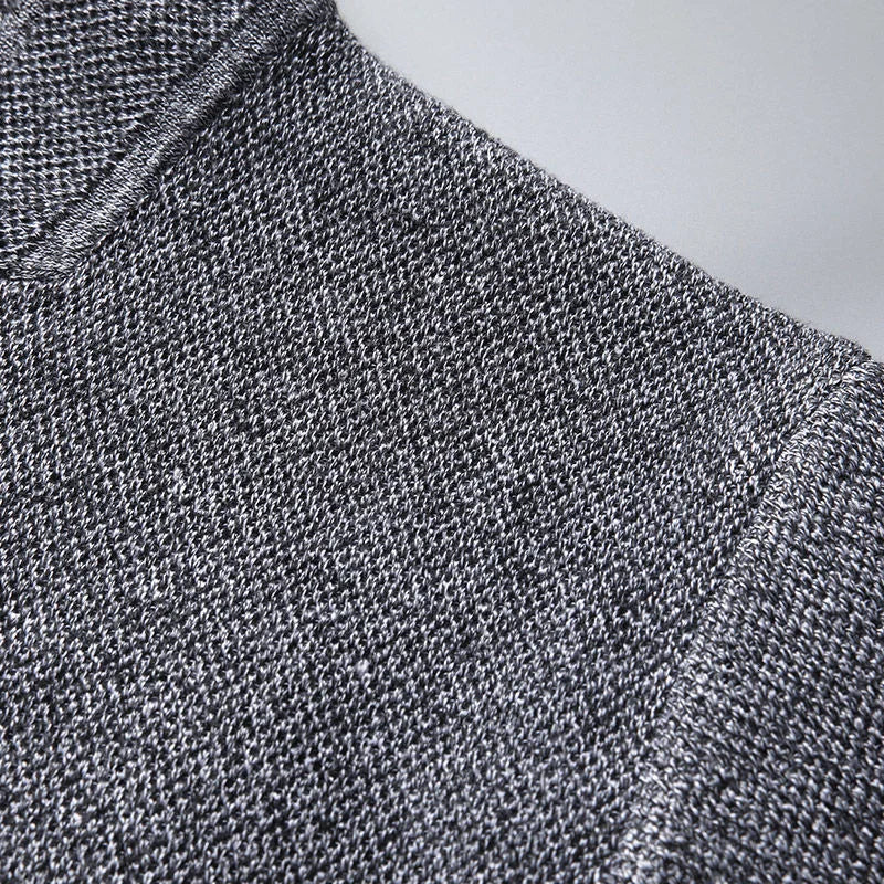 Grigio - Knitted Premium Wool Button Cardigan