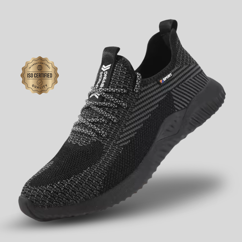 Men’s Lampweight Safety Shoes – Steel Toe Work Sneakers with Slip-Resistant Sole