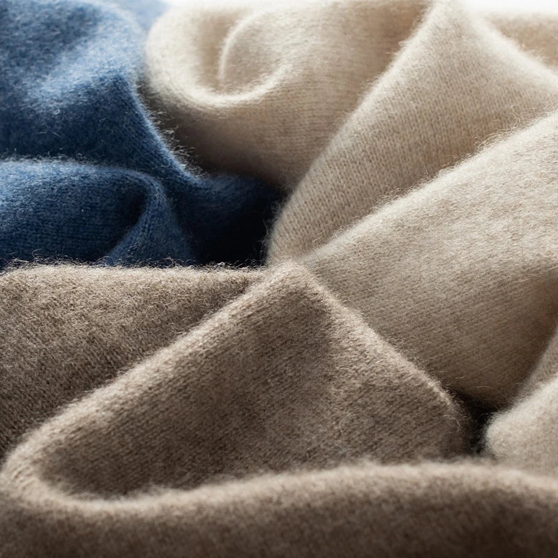 Merino Wool Turtleneck Sweater – Men’s Luxury Soft Knit | Warm