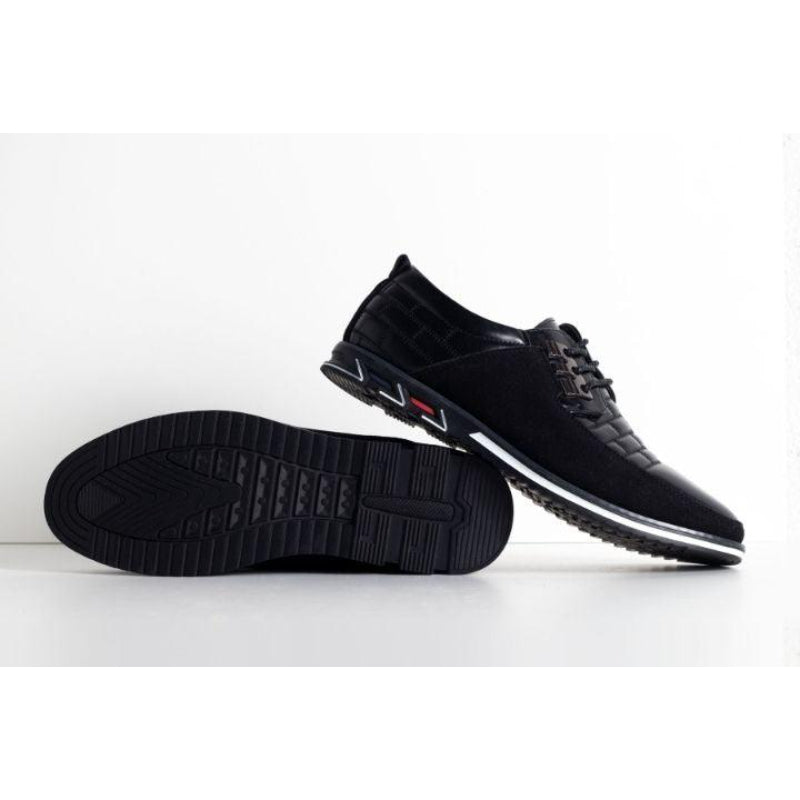 Ortopediska läderskor för herrar halkfria