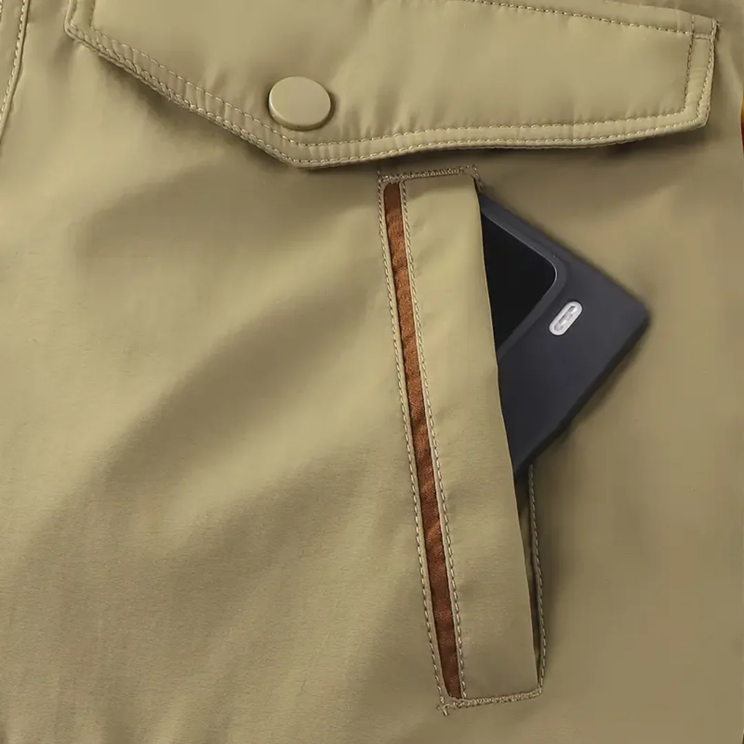 Men’s Padded Winter Jacket with Hood – Warm, Comfortable & Functional