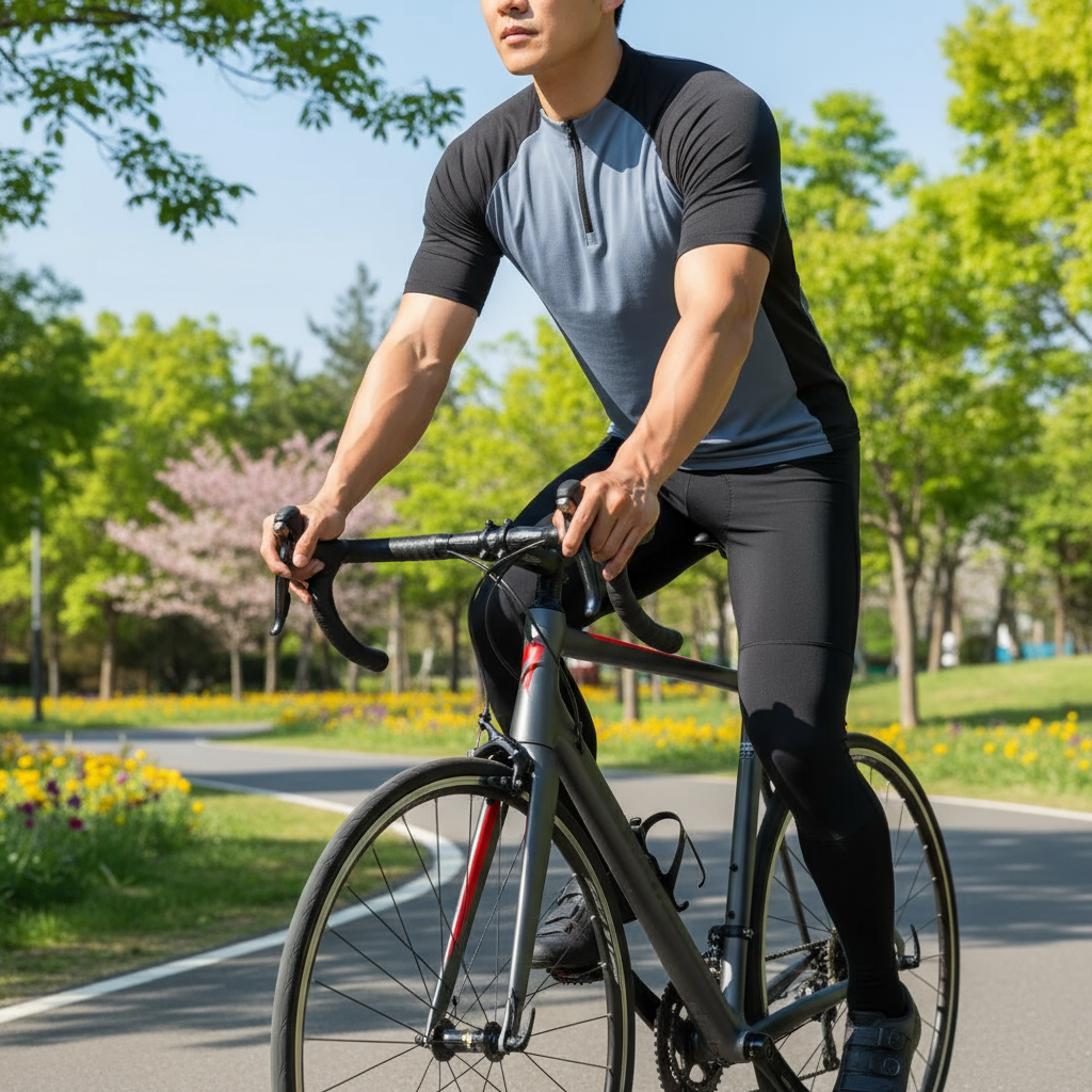 Men’s Half-Zip Sports Shirt – Lampweight Athletic Training Top