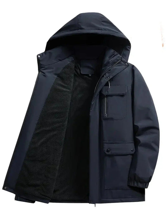 Men’s Winter Padded Parka – Regular Fit Jacket