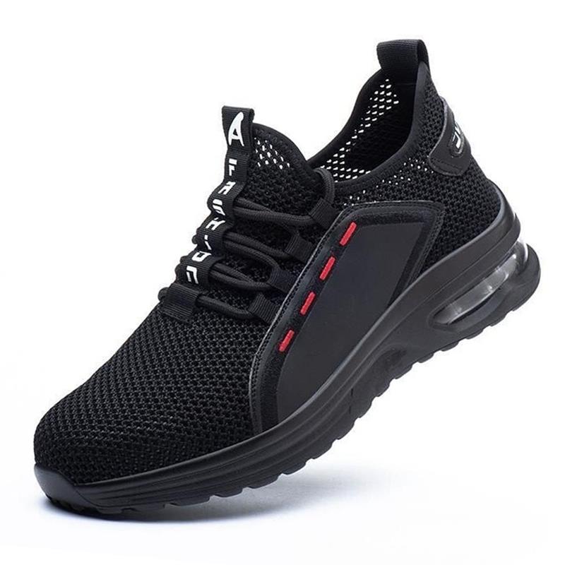 Ultra-Lampa Andningsbara Arbetskor med Stålhätta – Halkfria Skyddsskor med Bekvämlighet för Hela Dagen