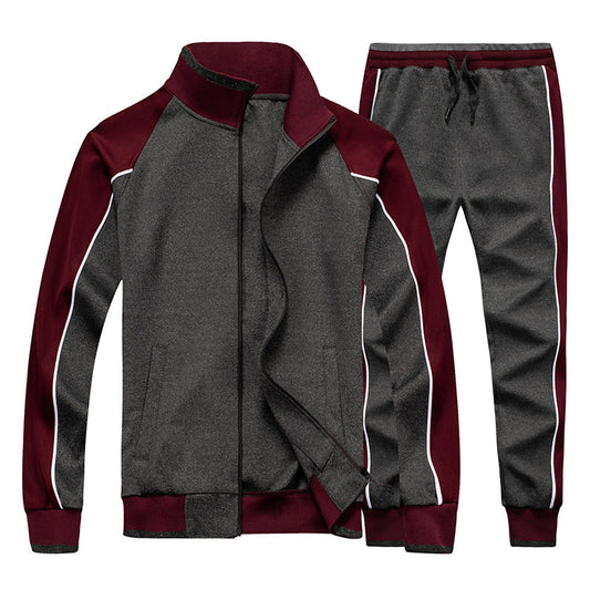 Men’s 2-Piece Tracksuit – Autumn Long Sleeve Sweatshirt & Jogger Set | Casual Sport Outfit