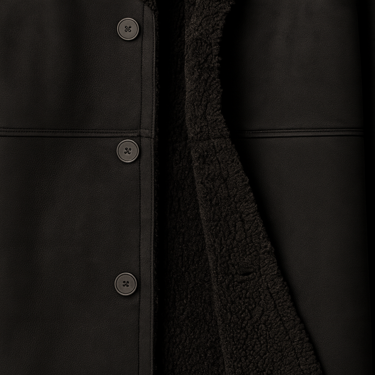 The Aspen Shearling Coat – Men’s Classic Winter Overcoat