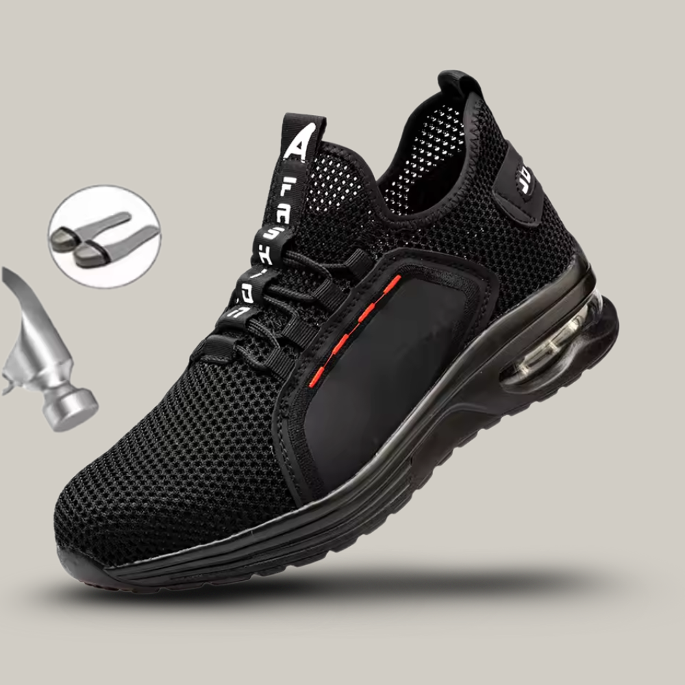 ALTER Skyddsskor – Oömma Arbetsskor med Ståltåhätta och Halksäker Sula för Både Kvinnor och Män