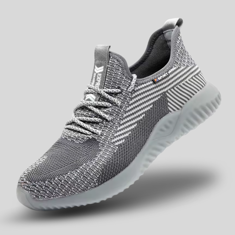 Men’s Lampweight Safety Shoes – Steel Toe Work Sneakers with Slip-Resistant Sole