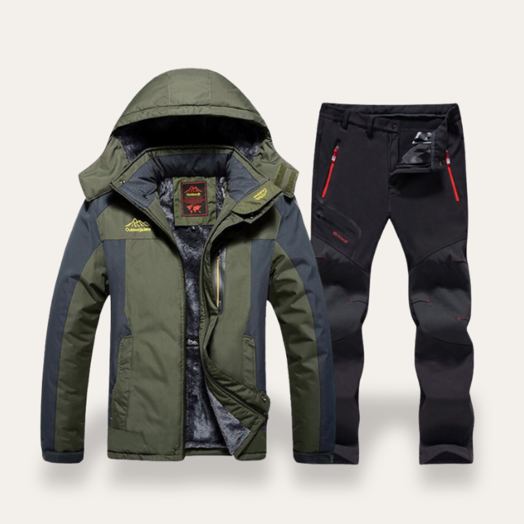 Vestea – Men’s Exterior Winter Jacket & Thermal Pants Set