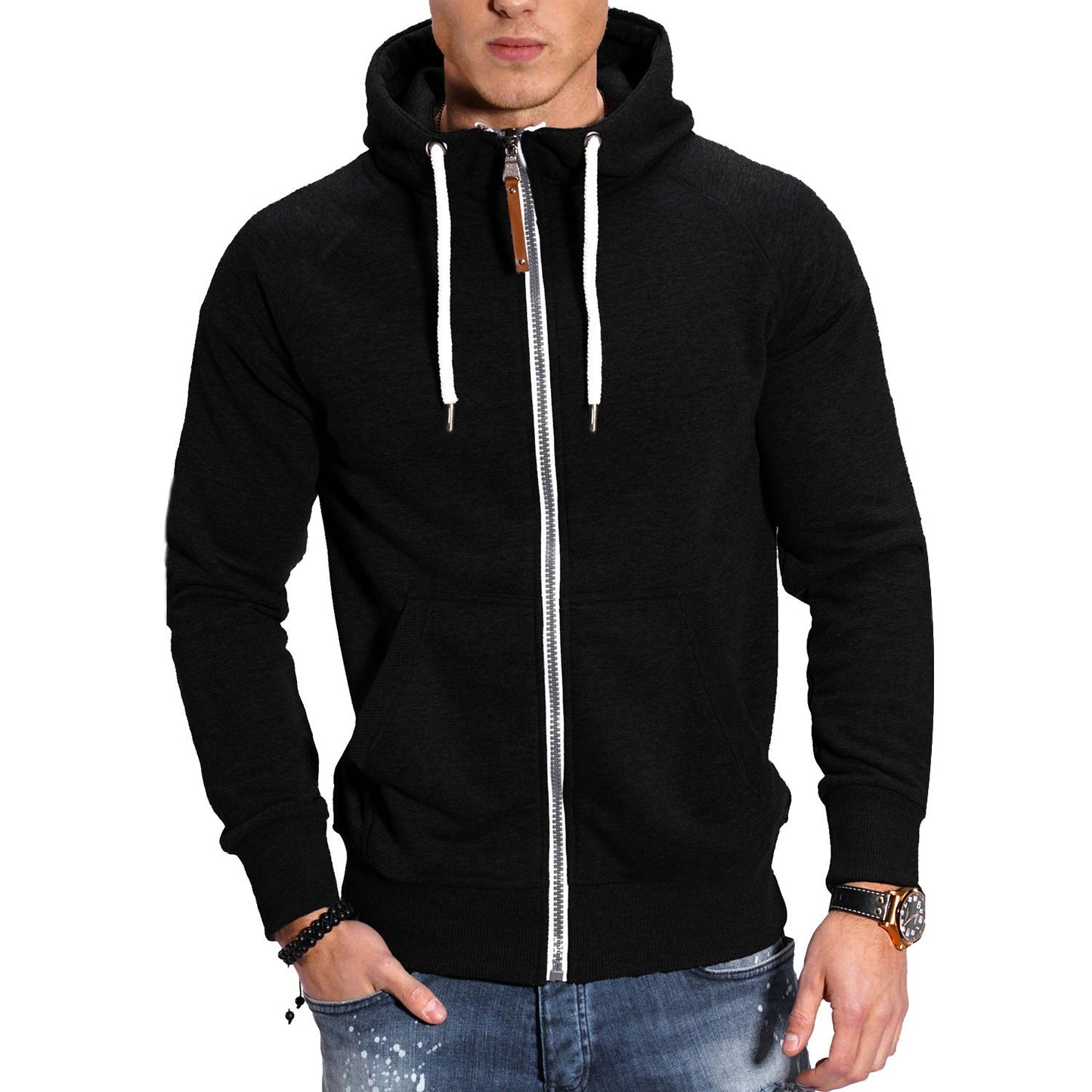 Marvin Men’s Hooded Jacket – Modern Casual Design