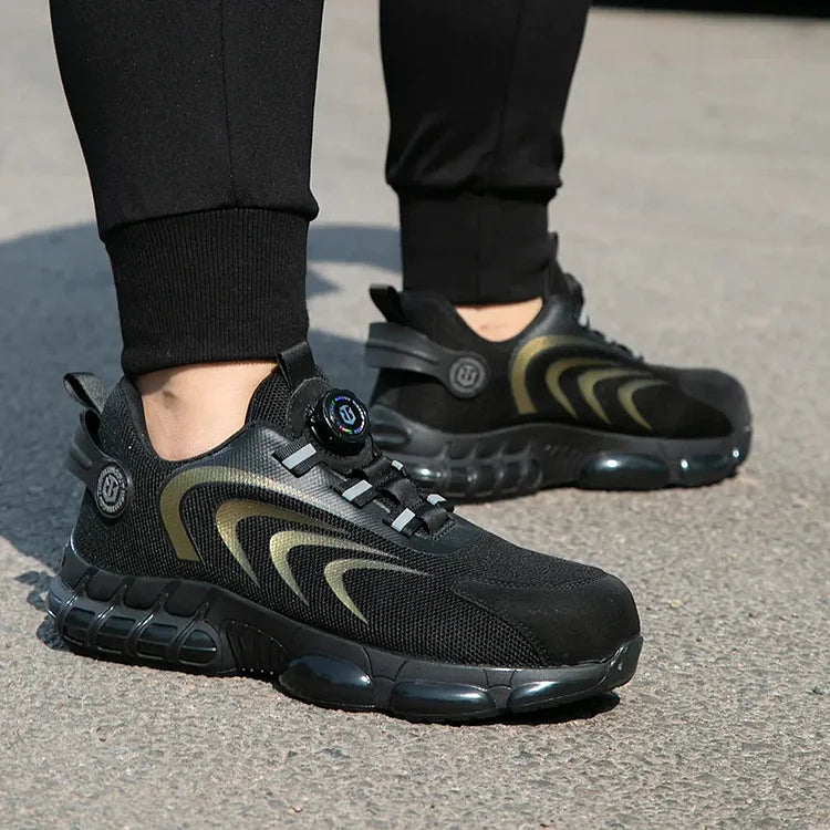 Steel Toe Safety Shoes Exterior Non-slip Sole Sports Work Shoes