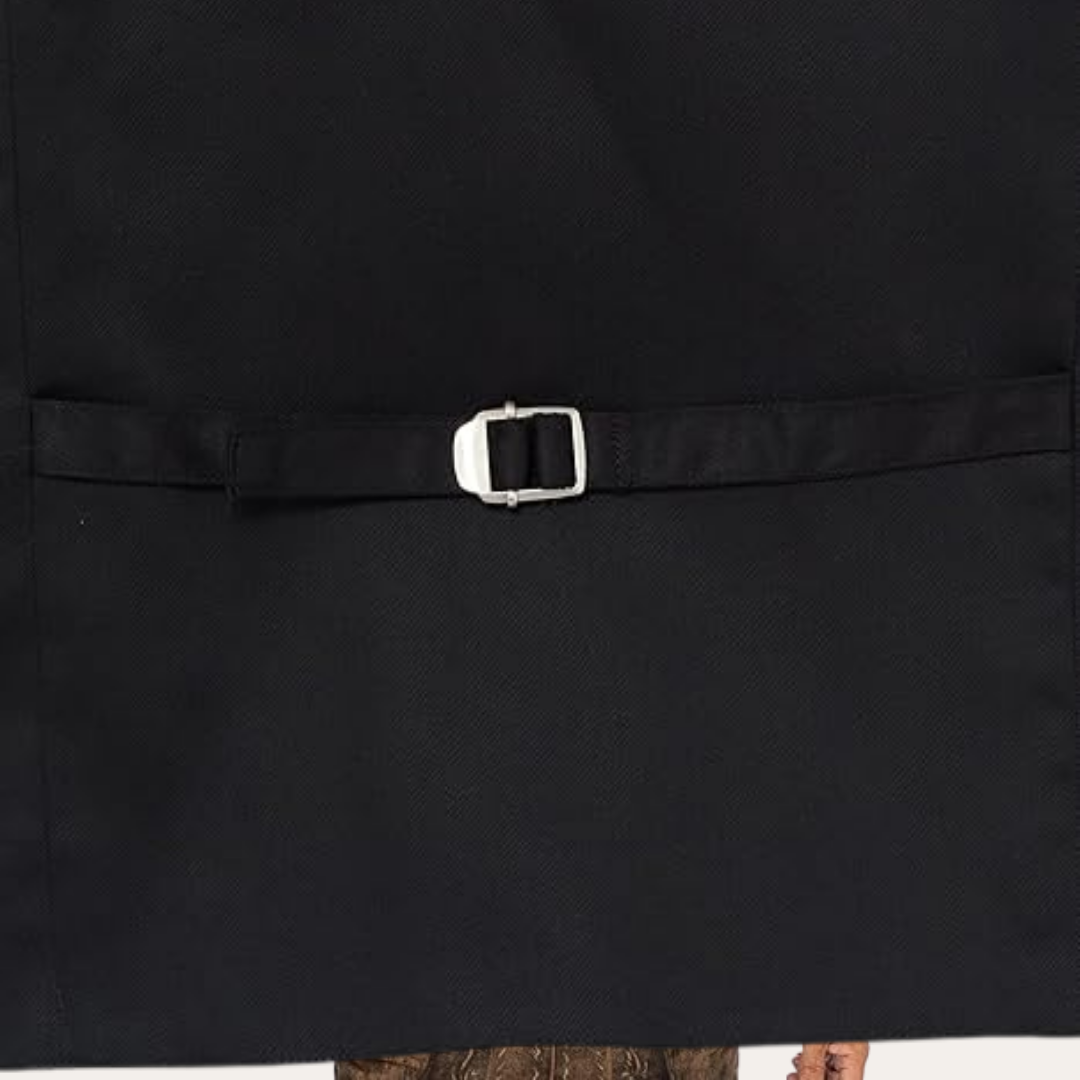 Men’s Traditional Wool Blend Vest – Classic Bavarian Waistcoat | Heritage Trachten Style