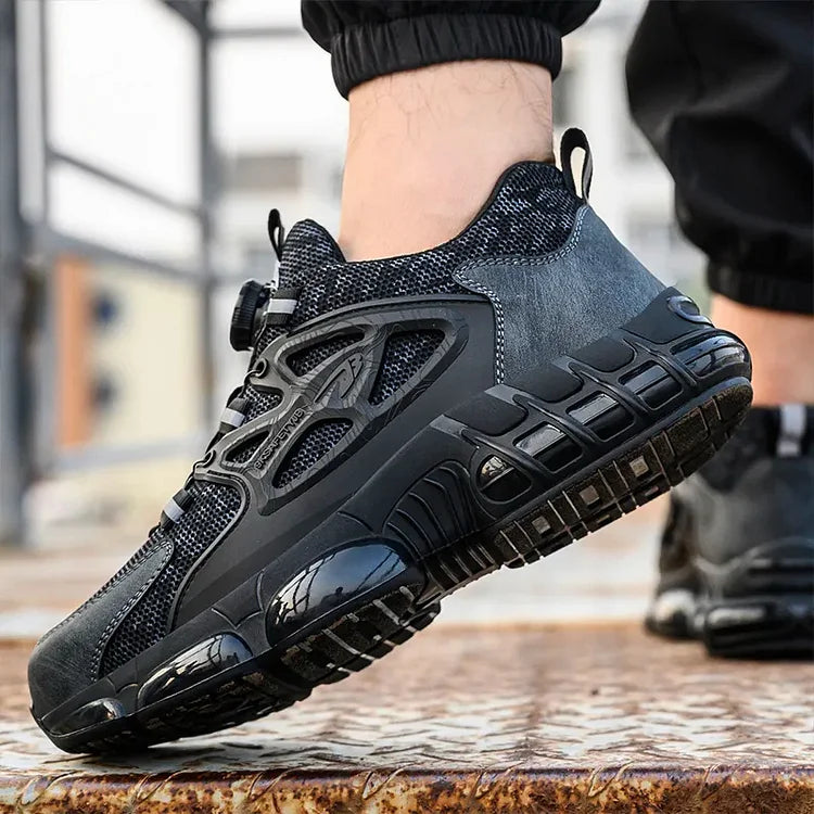 Steel Toe Safety Shoes Exterior Non-slip Sole Sports Work Shoes