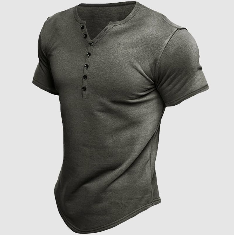 Boss Henley Short Sleeve Shirt Elegant
