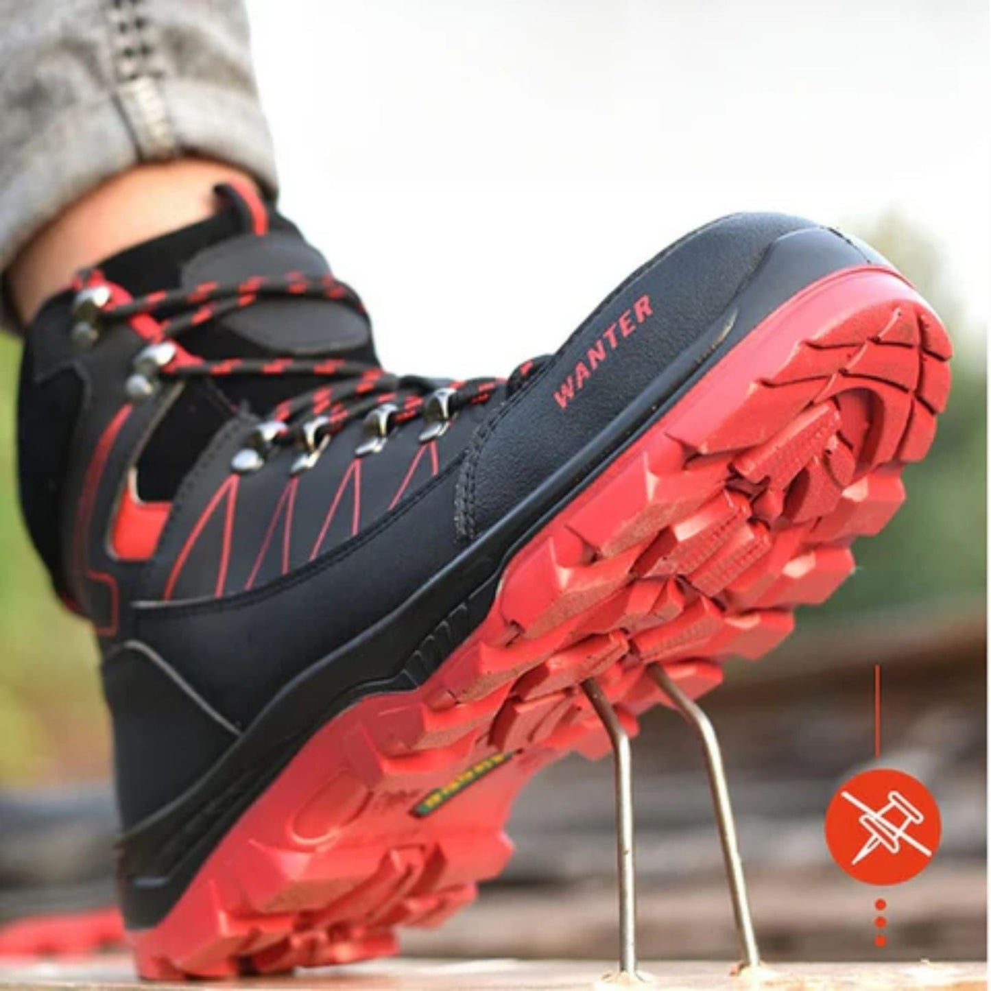 Tucson vattentäta skyddsstövlar – herrskyddsstövlar med ståltå och halksäker sula