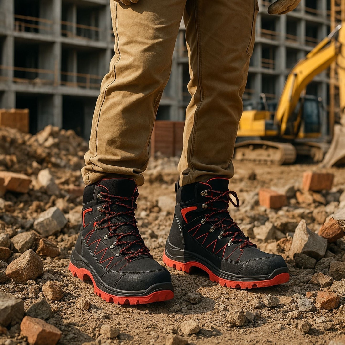 Tucson vattentäta skyddsstövlar – herrskyddsstövlar med ståltå och halksäker sula