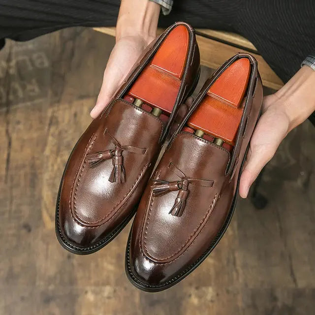 Nandy – Slip-On Leather Loafers for Men – Everyday Elegance and Comfort