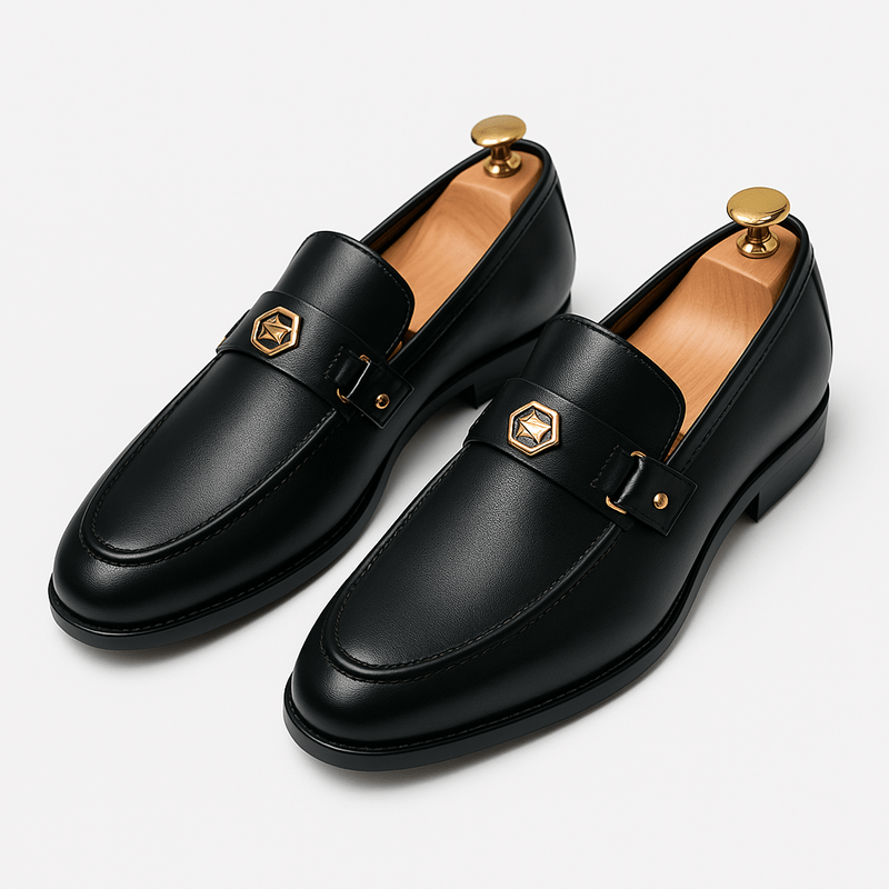 Giviny | Clean Cut Leather Men All Season Loafers