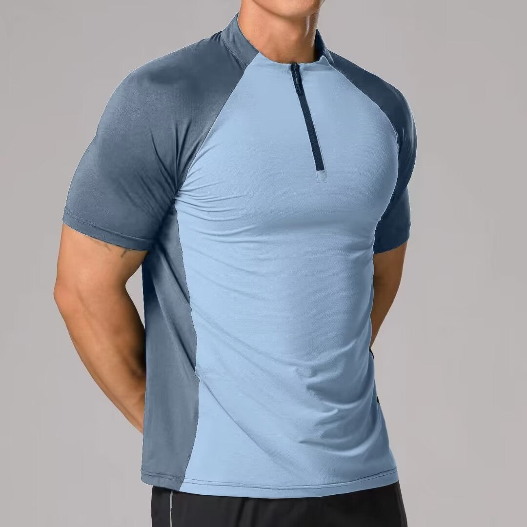 Men’s Half-Zip Sports Shirt – Lampweight Athletic Training Top