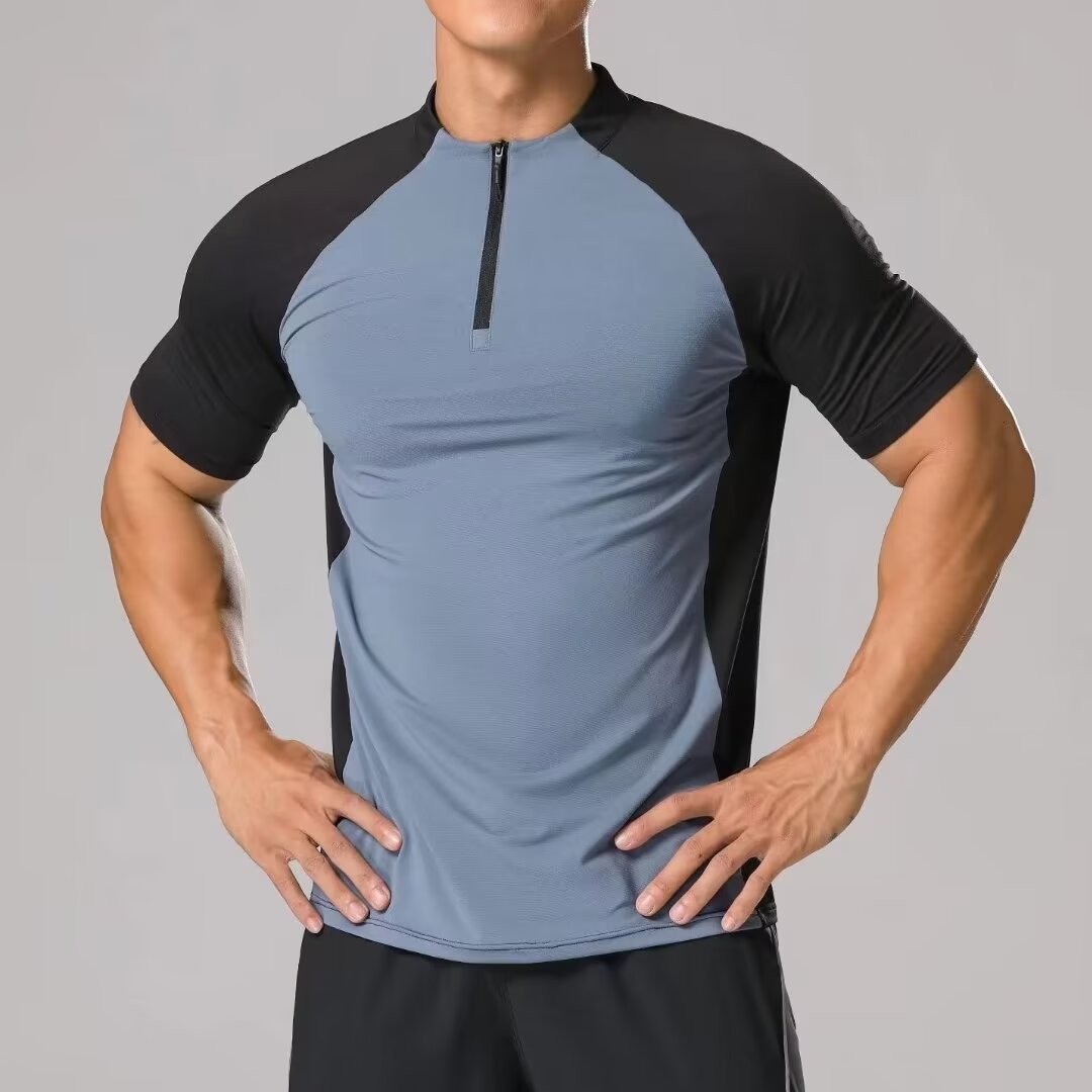 Men’s Half-Zip Sports Shirt – Lampweight Athletic Training Top