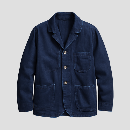 Blake | Vintage jeansjacka med flera fickor och lampvikt