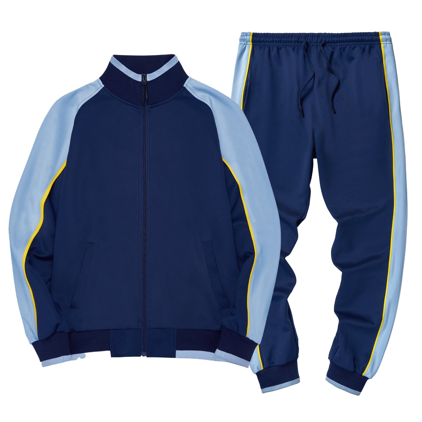 Men’s 2-Piece Tracksuit – Autumn Long Sleeve Sweatshirt & Jogger Set | Casual Sport Outfit