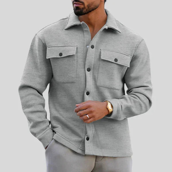 James Herrkavaj med knappar – Klassisk skräddarsydd jacka | Snygg vardagsstil