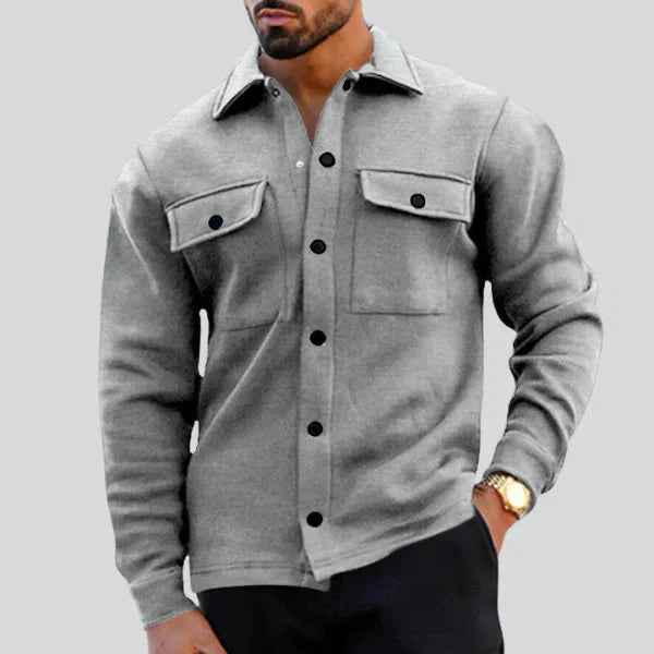 James Herrkavaj med knappar – Klassisk skräddarsydd jacka | Snygg vardagsstil