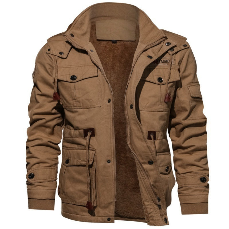 Men’s Tactical Military Winter Jacket – Durable Exterior Coat
