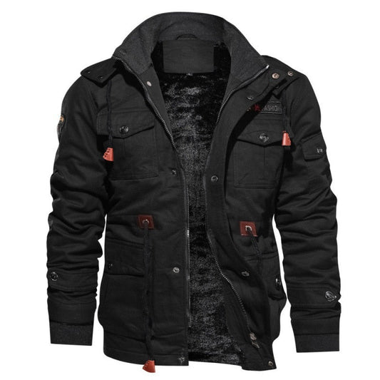 Men’s Tactical Military Winter Jacket – Durable Exterior Coat