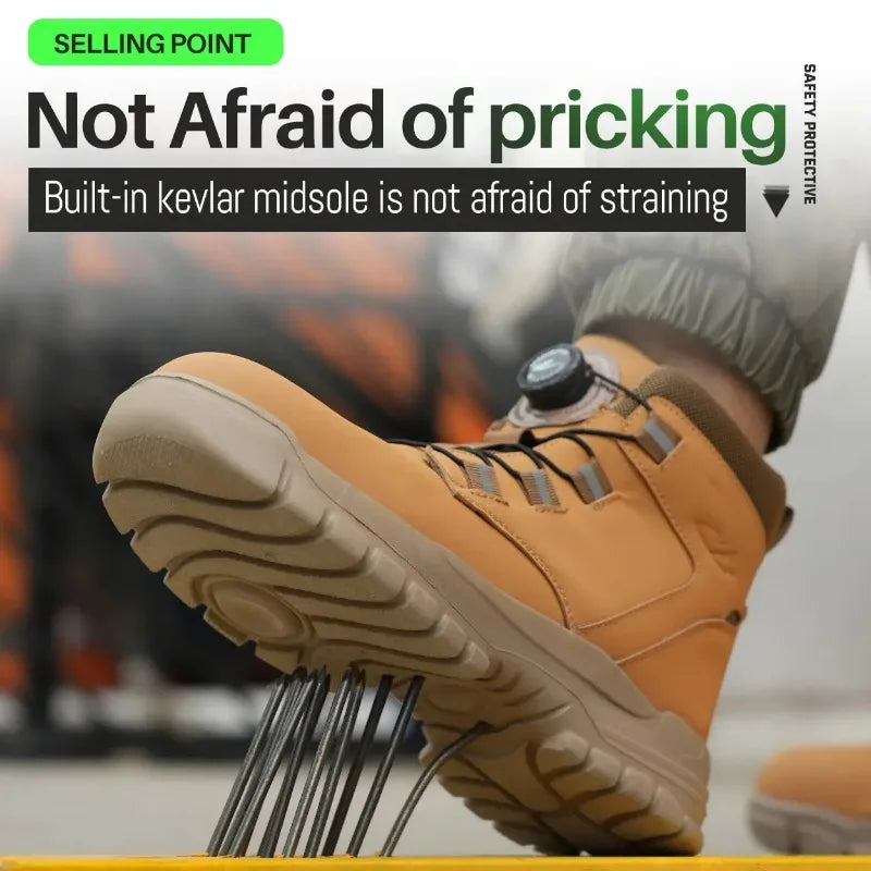 Warrior 2.0 Herrarskyddsskor – Ståltå Arbetskängor