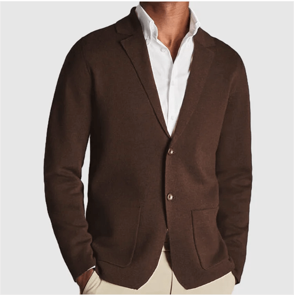 Hansen Men Button Cardigan – Classic Men’s Knit Sweater
