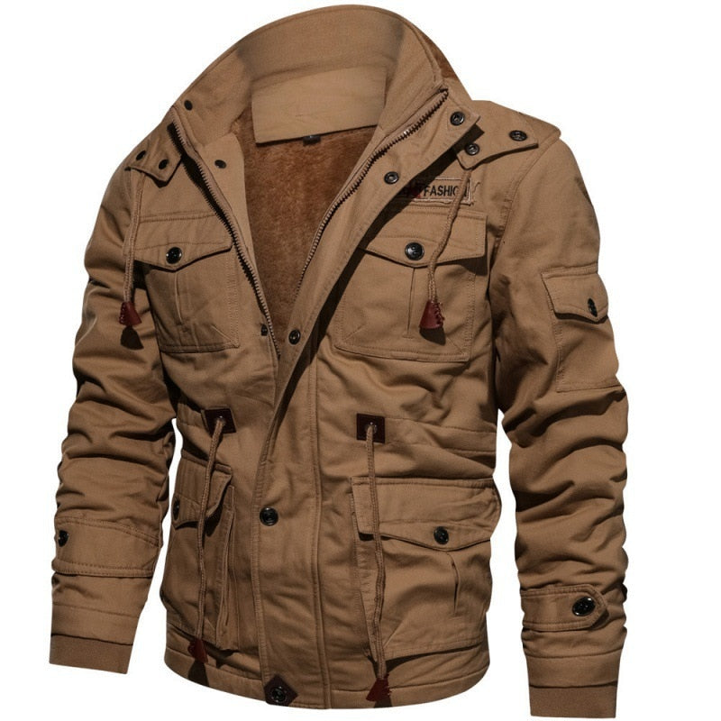 Men’s Tactical Military Winter Jacket – Durable Exterior Coat
