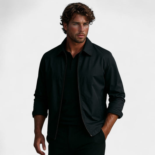 Riche Herrjacka i Nylon – Lättvikts Minimalistisk Vindjacka