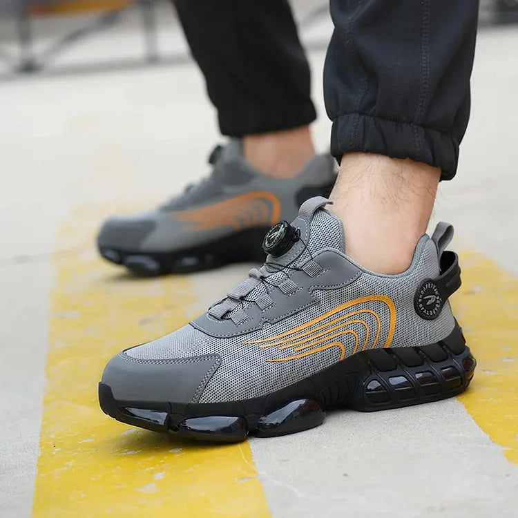 Steel Toe Safety Shoes Exterior Non-slip Sole Sports Work Shoes