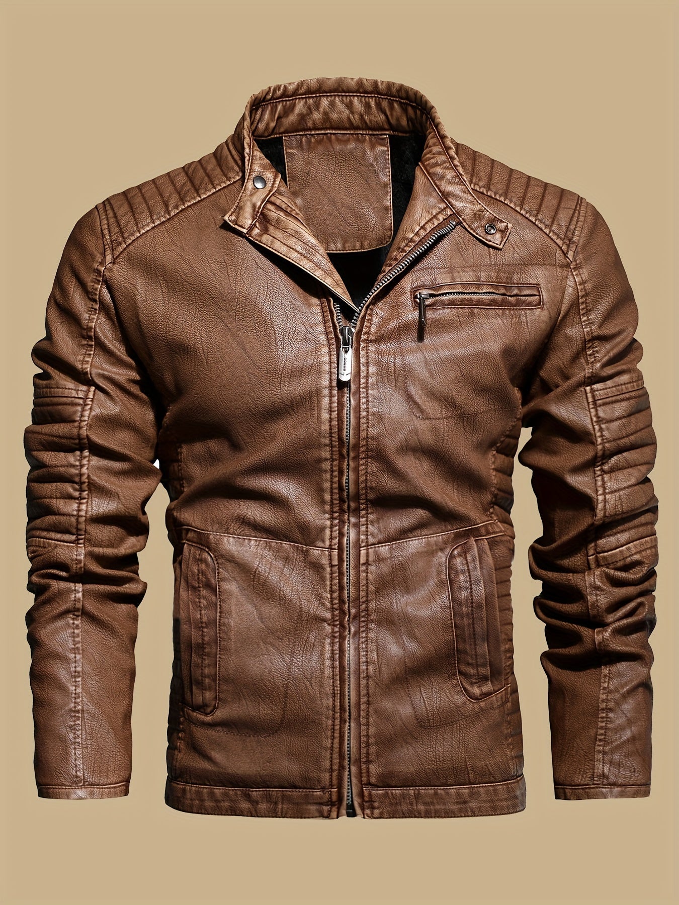 Men’s Vintage Leather Jacket – Classic Look, Modern Comfort