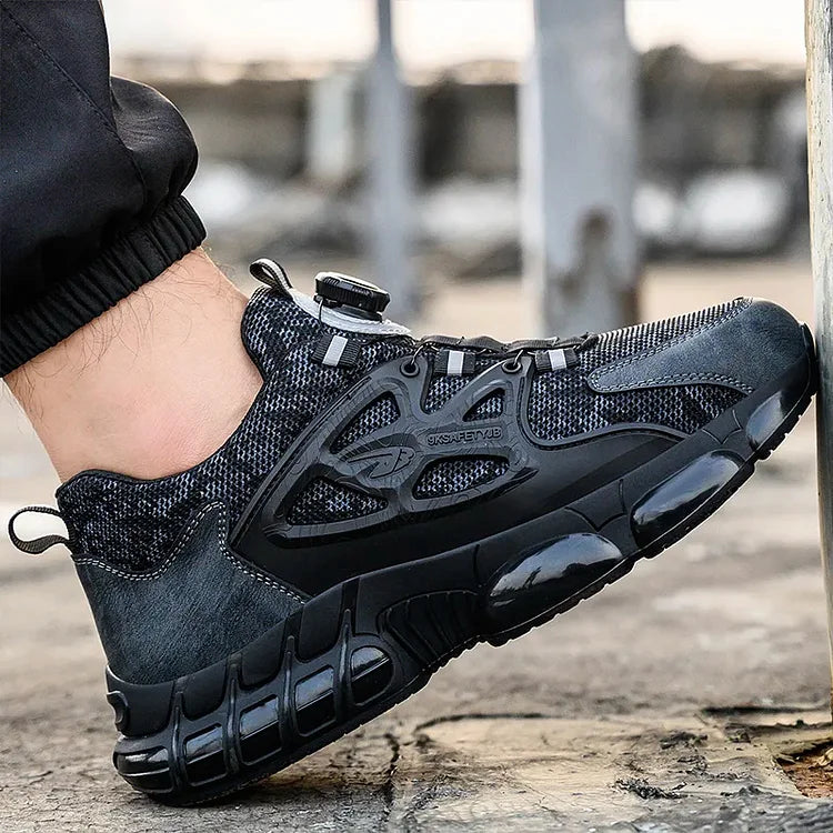 Steel Toe Safety Shoes Exterior Non-slip Sole Sports Work Shoes