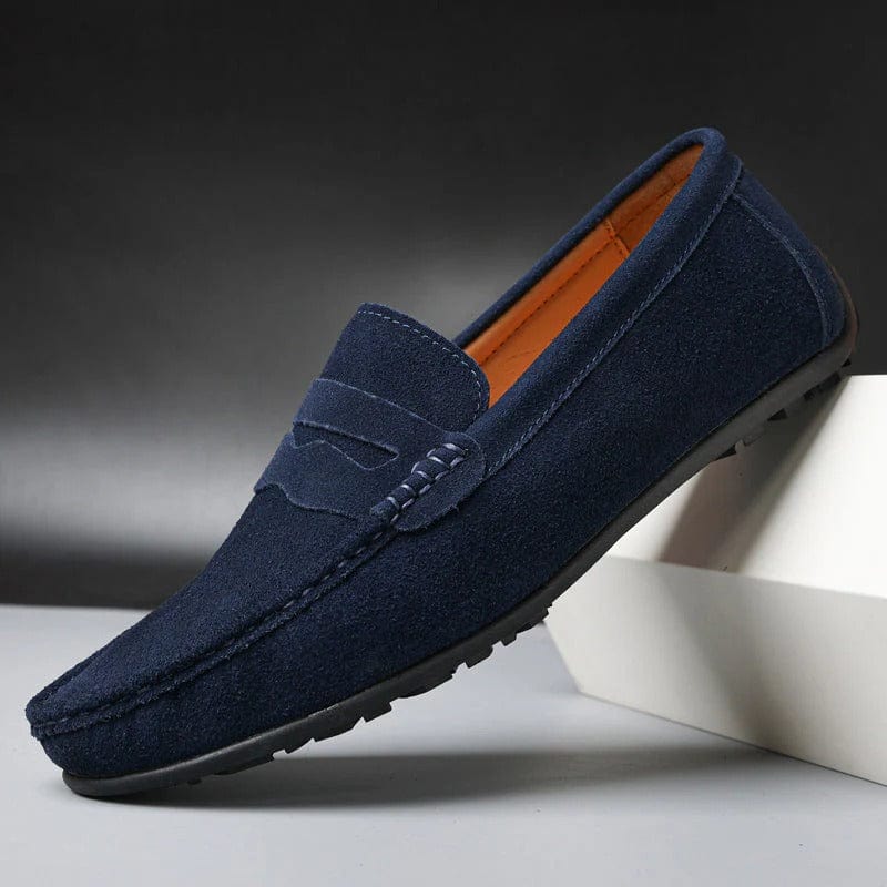 Men Suede Classic Loafers Elegant Soft
