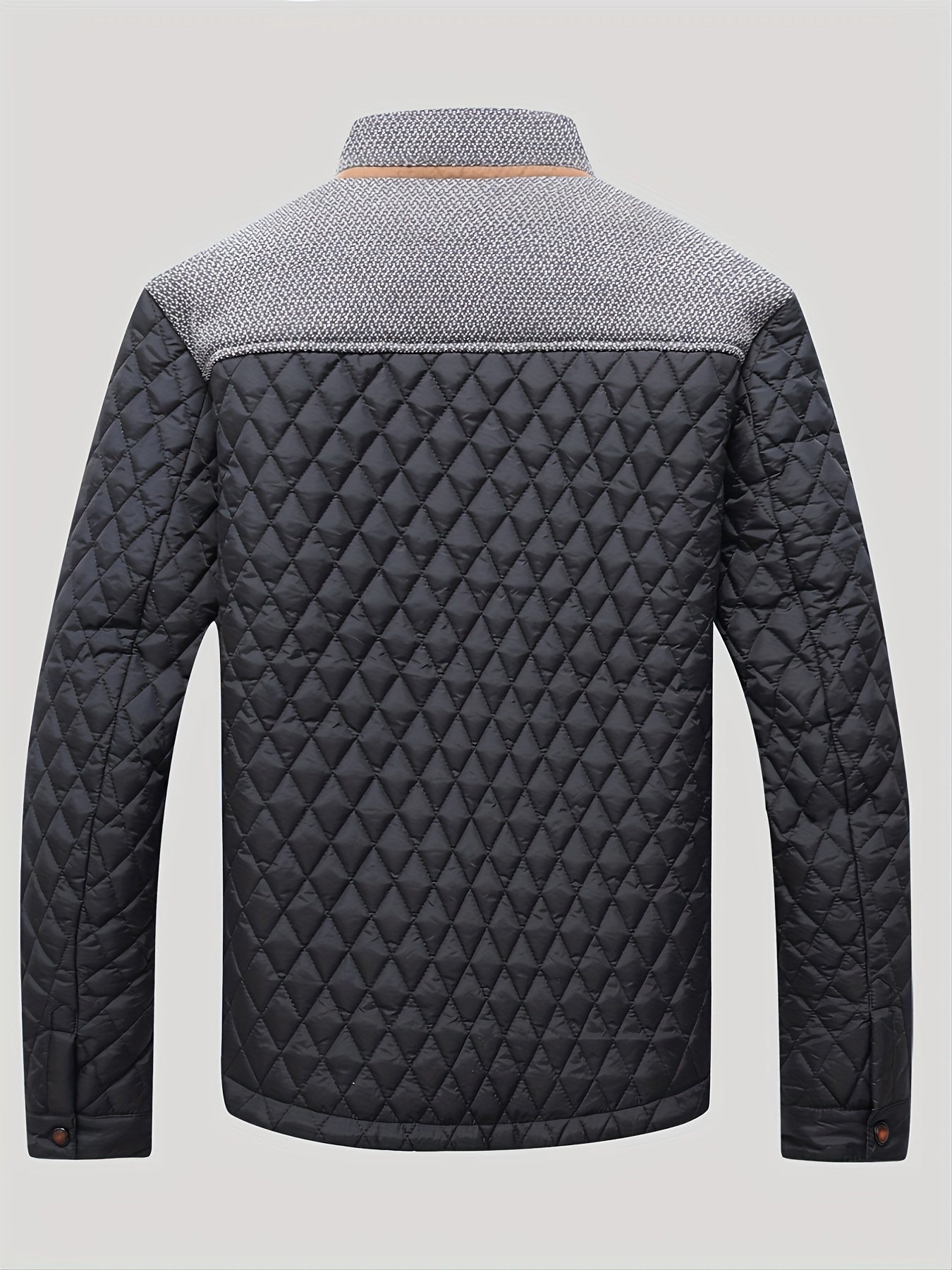 Herrjacka med vaddering och lampvikt – Värmande bekvämlighet och modern vardagsstil