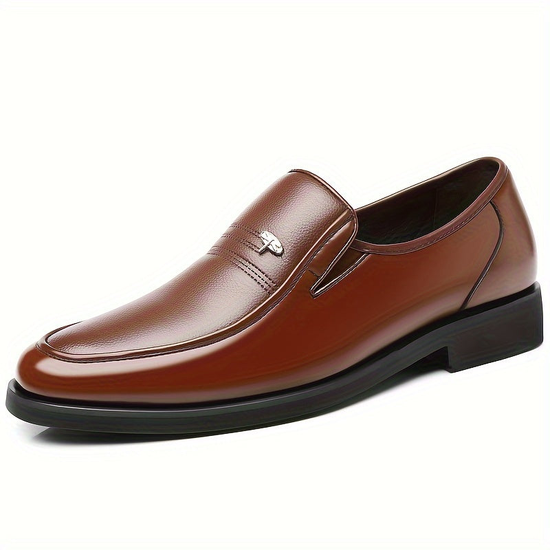 Men’s Leather Dress Shoe Loafers – Lampweight Breathable Slip-On Shoes