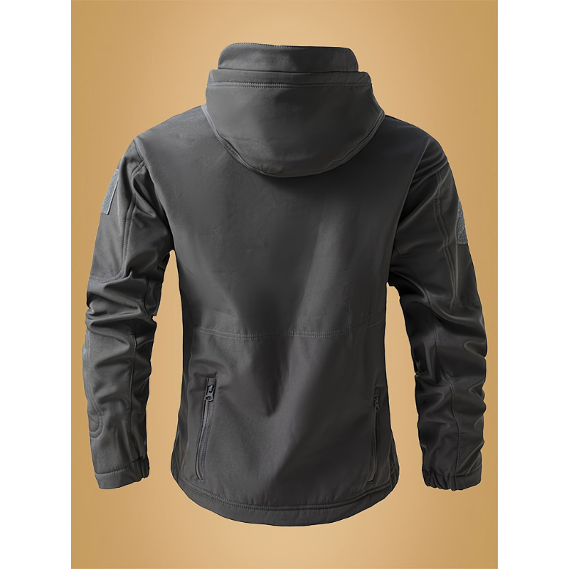 Men’s Tactical Winter Softshell Jacket Windbreaker – Warm Lined Exterior Coat