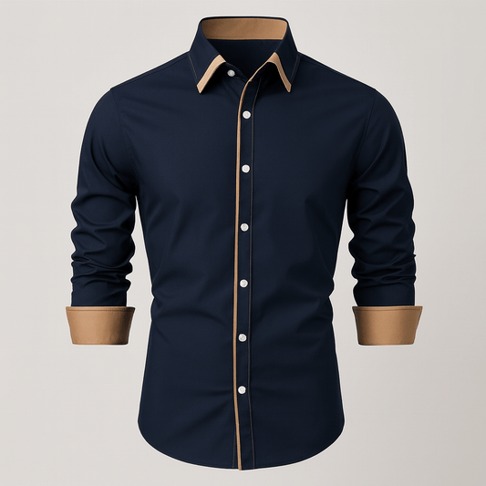 Mens Button Stretch Classy Blouse
