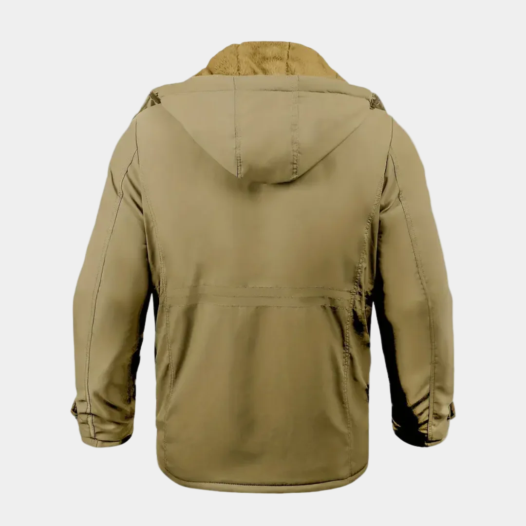 Men’s Padded Winter Jacket with Hood – Warm, Comfortable & Functional