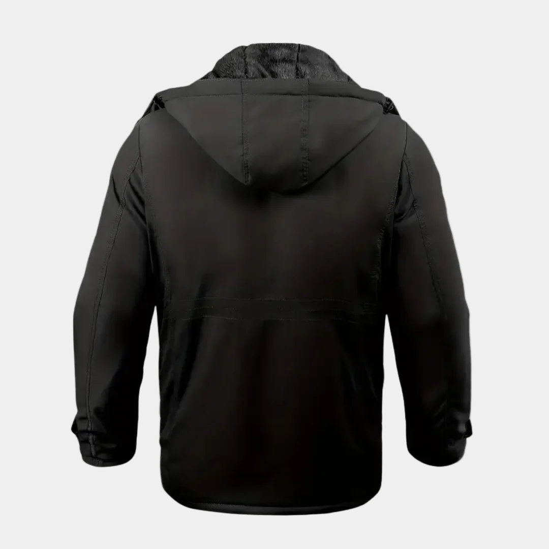 Men’s Padded Winter Jacket with Hood – Warm, Comfortable & Functional