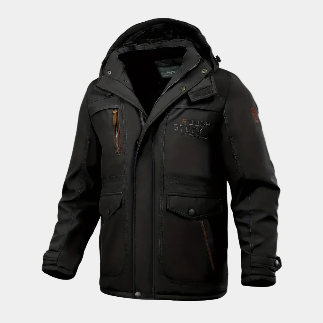 Men’s Padded Winter Jacket with Hood – Warm, Comfortable & Functional