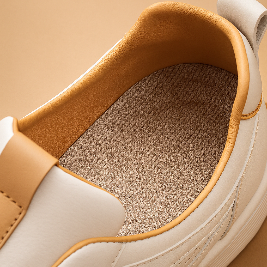 Herrvita lampviktskor – vardagliga snörskor för dagligt bruk