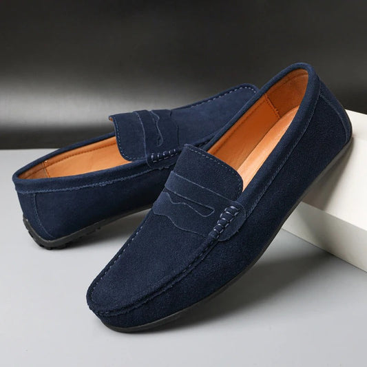 Herrmockaskor Klassiska Loafers Eleganta Mjuka