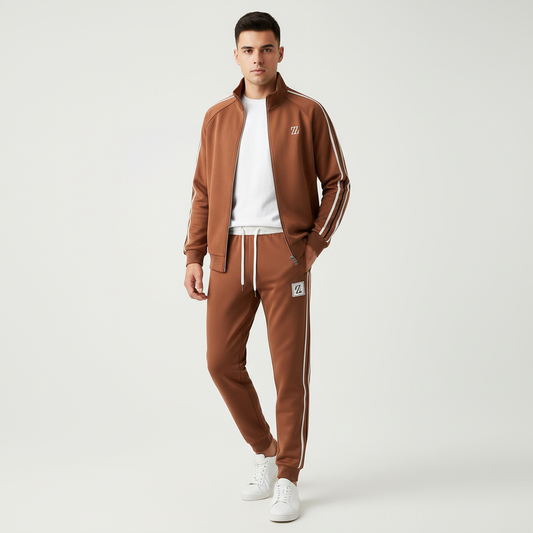 Men’s 2-Piece Tracksuit Set – Zip Vest & Joggers