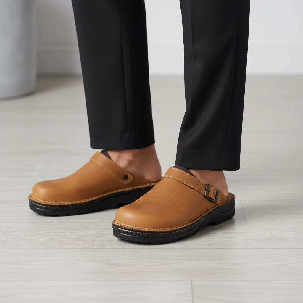 Mischa | Ortopediska Skor med Spänne och Dragsko